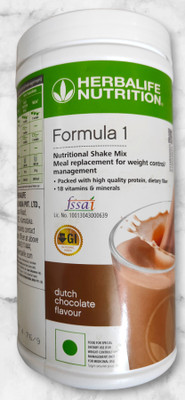 HERBALIFE Formula1 Shake -500gm-chocolate Nutrition Bars(500 g, chocolate)