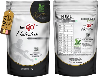 just go nutrition Meal Replacement Powder - 50 Servings | 20g in Each Whey Protein(1 kg, COOKIES AND CREAM)