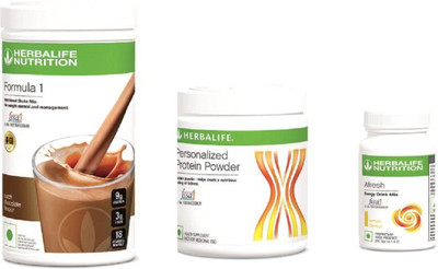 HERBALIFE Nutrition F1 chocolate Shake, Protein 200 GM & Afresh Lemon (750 g, ) Protein Blends(500 g, lemon, chocolate)