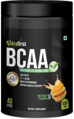 NutraFirst BCAA Supplement for Men, Muscle Recovery & Endurance BCAA BCAA(400 g, Mixed Fruit)