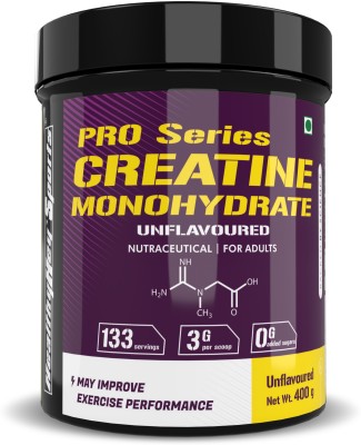 HealthyHey Pro Series Creatine Monohydrate - 133 Servings Creatine(400 g, Unflavoured)