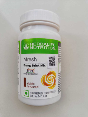 HERBALIFE Afresh Energy Drink Elaichi Flavour.(50 Gm) Energy Bars(50 g, ELAICHI)