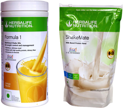 HERBALIFE Formula 1 Shake - Mango Flavor With Shake Mate - Vanilla Flavor For Weight Loss Protein Shake(1000 g, Mango)