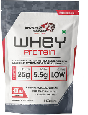Muscle Garage Protein Powder To Help Build Superior Muscle Strength And Endurance Clean Whey Protein(1 kg, Rose Malai)