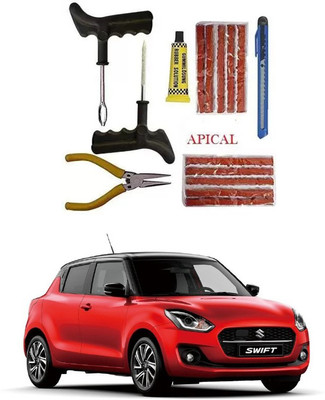 APICAL Car Tubeless Tyre Puncture Repair Kit For Maruti Suzuki Swift RS Tubeless Tyre Puncture Repair Kit