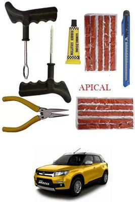 APICAL Car Tubeless Tyre Puncture Repair Kit For Maruti Suzuki Vitara Brezza Tubeless Tyre Puncture Repair Kit
