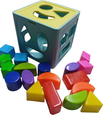 Nafhotoz Shape Fit Activity Cube for Infants(1 Pieces)