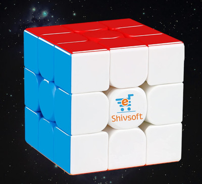 Ya Qi Li Speed Cube 3x3 High Speed Smooth Mooving Cube -11059(1 Pieces)