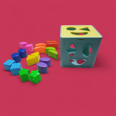 BHVMEY Shape Learning Cube with Soft Edges(1 Pieces)