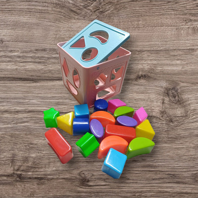 Dorytoys Shape Recognition Cube for Early Learning(1 Pieces)