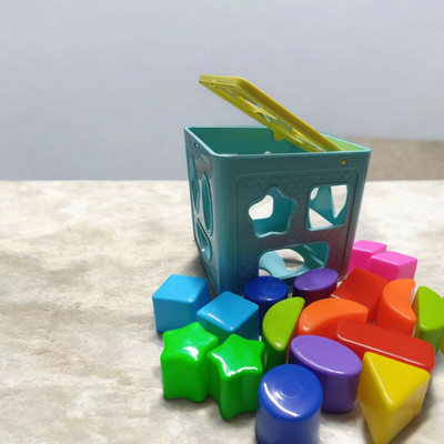BHVMEY Color & Shape Learning Cube Toy(1 Pieces)