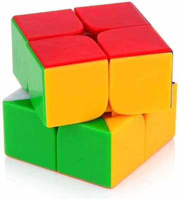 CPM High Speed 2x2 Rubix Cube Stickerless Puzzle Smooth Magic Cube (PACK OF 1)(1 Pieces)