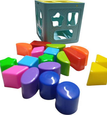BHVMEY Easy Grip Shape Sorting Cube Toy(1 Pieces)