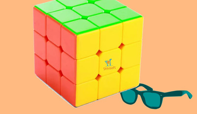 Ya Qi Li Speed Cube 3x3 High Speed Smooth Mooving Cube -11005(1 Pieces)