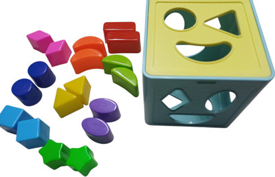 BHVMEY Matching Shape Cube Toy with Smooth Finish(1 Pieces)