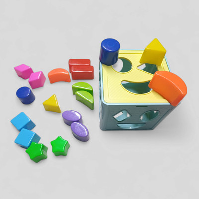 Dorytoys Baby Learning Cube with Shapes(1 Pieces)