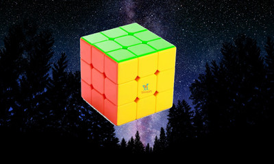 Shivsoft Speed Cube 3x3 High Speed Smooth Mooving Cube -11018(1 Pieces)