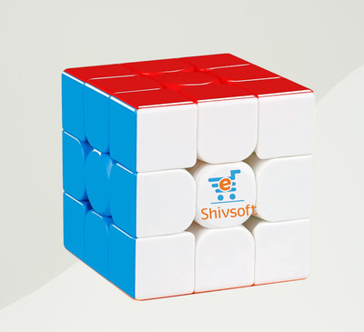 Shivsoft Speed Cube 3x3 High Speed Smooth Mooving Cube -11036(1 Pieces)