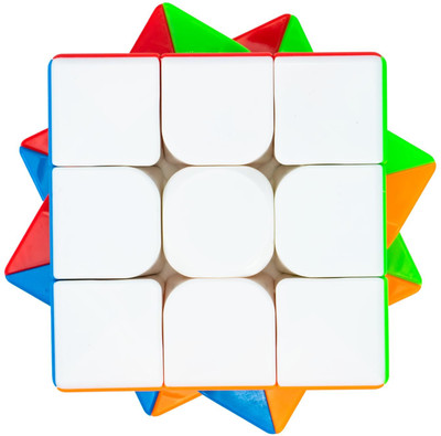 TRIMMO High Speed Stickerless 3x3 Magic Cube Puzzle Game Toy(1 Pieces)