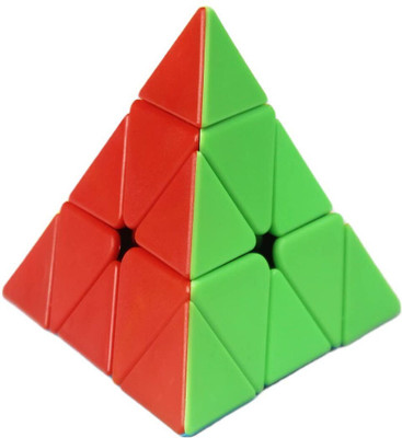 CHANAK Speed Pyramid Cube - Stickerless Triangle Pyraminx Cube, BIS Approved(1 Pieces)