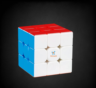 Ya Qi Li Speed Cube 3x3 High Speed Smooth Mooving Cube -11044(1 Pieces)