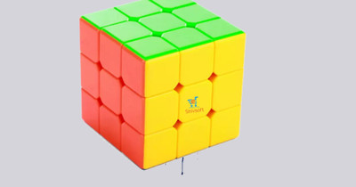 Shivsoft Speed Cube 3x3 High Speed Smooth Mooving Cube -11009(1 Pieces)