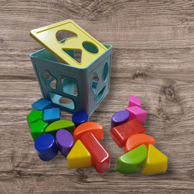 Dorytoys Educational Shape Block Cube for Kids(1 Pieces)