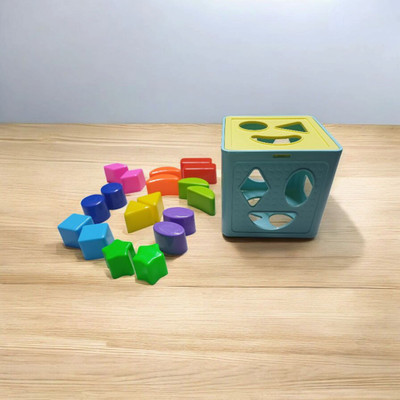 BHVMEY Sky Blue Shape Cube with Matching Holes(1 Pieces)