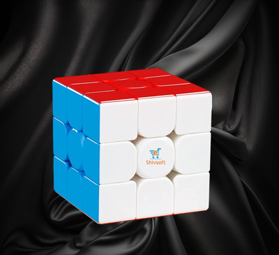 Ya Qi Li Speed Cube 3x3 High Speed Smooth Mooving Cube -11045(1 Pieces)