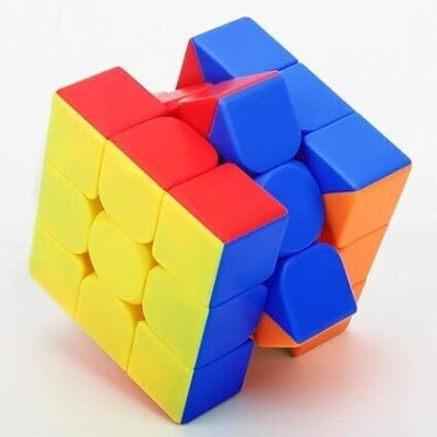 GOSHOPPE ENTERPRISES High Stability Stickerless Magic Speed Cube (3X3)(1 Pieces)