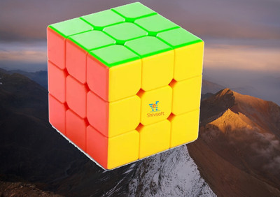 Ya Qi Li Cube 3x3 High Speed Smooth Mooving Cube -11023(1 Pieces)