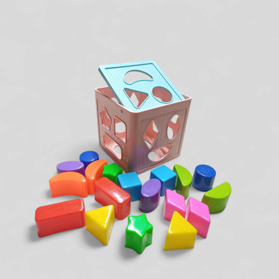 BHVMEY Infant Shape Fitting Play Cube(1 Pieces)