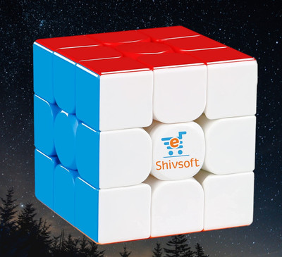 Ya Qi Li Speed Cube 3x3 High Speed Smooth Mooving Cube -11052(1 Pieces)
