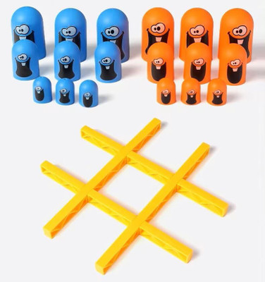 CountryLink Gobble Board Game Learning Toys for 2+ Year Old Tic Tac Toe Game Brain Games Board Game Accessories