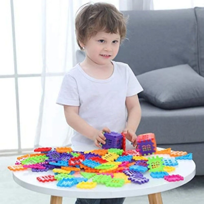 GAMLOID Top Price Happy House Building Blocks Learning/Educational Puzzle Kids Gift Toy(Multicolor)