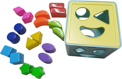 BHVMEY Toddler Learning Shape Sorter Box(1 Pieces)