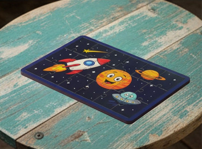 Esptronics Kids 1 Wooden Space System Puzzle Toy Early Learning Educational Jigsaw Game(1 Pieces)