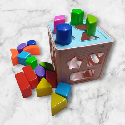 BHVMEY Colorful Shape Box for Sorting Game(1 Pieces)