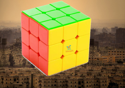 Shivsoft Speed Cube 3x3 High Speed Smooth Mooving Cube -11024(1 Pieces)