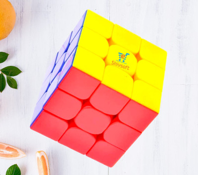 Ya Qi Li Speed Cube 3x3 High Speed Smooth Mooving Cube -10998(1 Pieces)