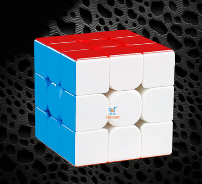 Shivsoft Speed Cube 3x3 High Speed Smooth Mooving Cube -11039(1 Pieces)