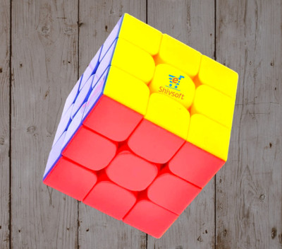 Ya Qi Li Speed Cube 3x3 High Speed Smooth Mooving Cube -11001(1 Pieces)
