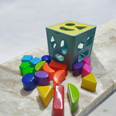 Dorytoys Baby Puzzle Cube with Educational Shapes(1 Pieces)