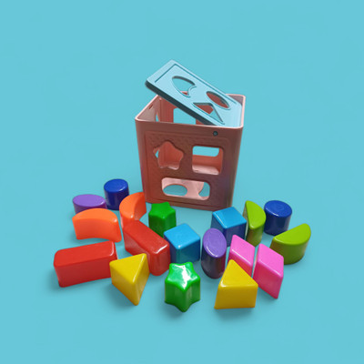 BHVMEY Baby Shape Matching Puzzle Cube(1 Pieces)