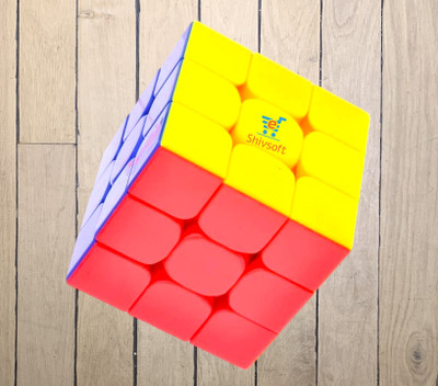 Shivsoft Speed Cube 3x3 High Speed Smooth Mooving Cube -11000(1 Pieces)