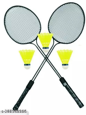 saipro Badminton Kit Combo Set Of 2 Piece Racquet With 3 Shuttlecock Badminton Kit
