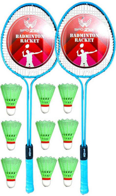 SPO Zone badminton_racquet msss778 Multicolor Custom Strung Badminton Racquet(Pack of: 2, 300 g)