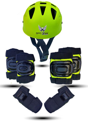 Laksh sports Protective Set for Cycling Skateboard Skating Kit Age 15 to upward (Large) Skating Kit