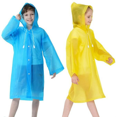 Vastralaya Solid Boys & Girls Raincoat