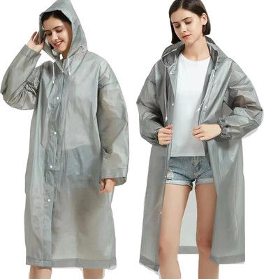 vactly Self Design, Solid Men & Women Raincoat